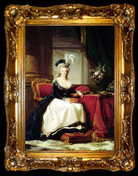 framed  eisabeth Vige-Lebrun Antoinette, ta009-2